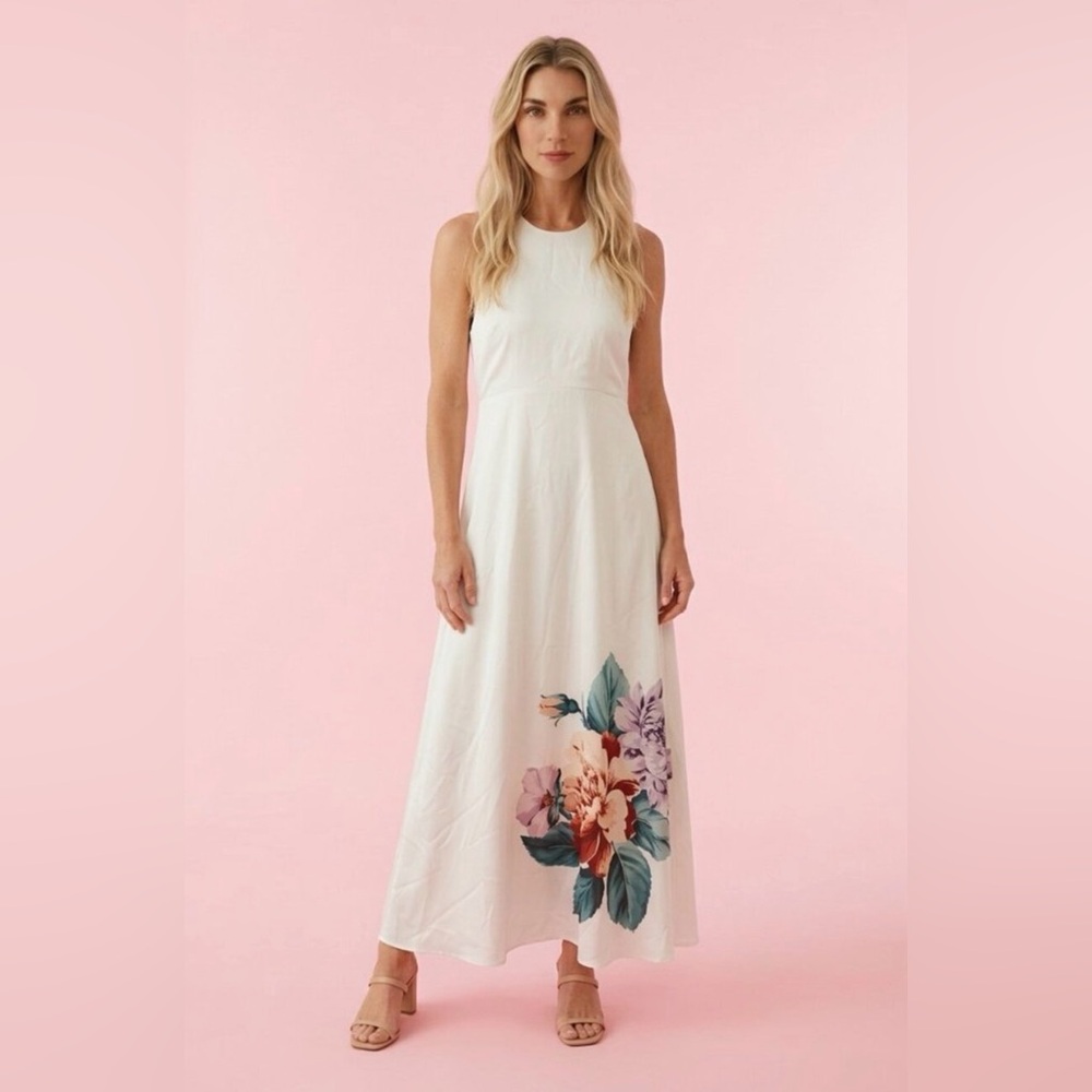 NWT Express Floral Maxi Dress
